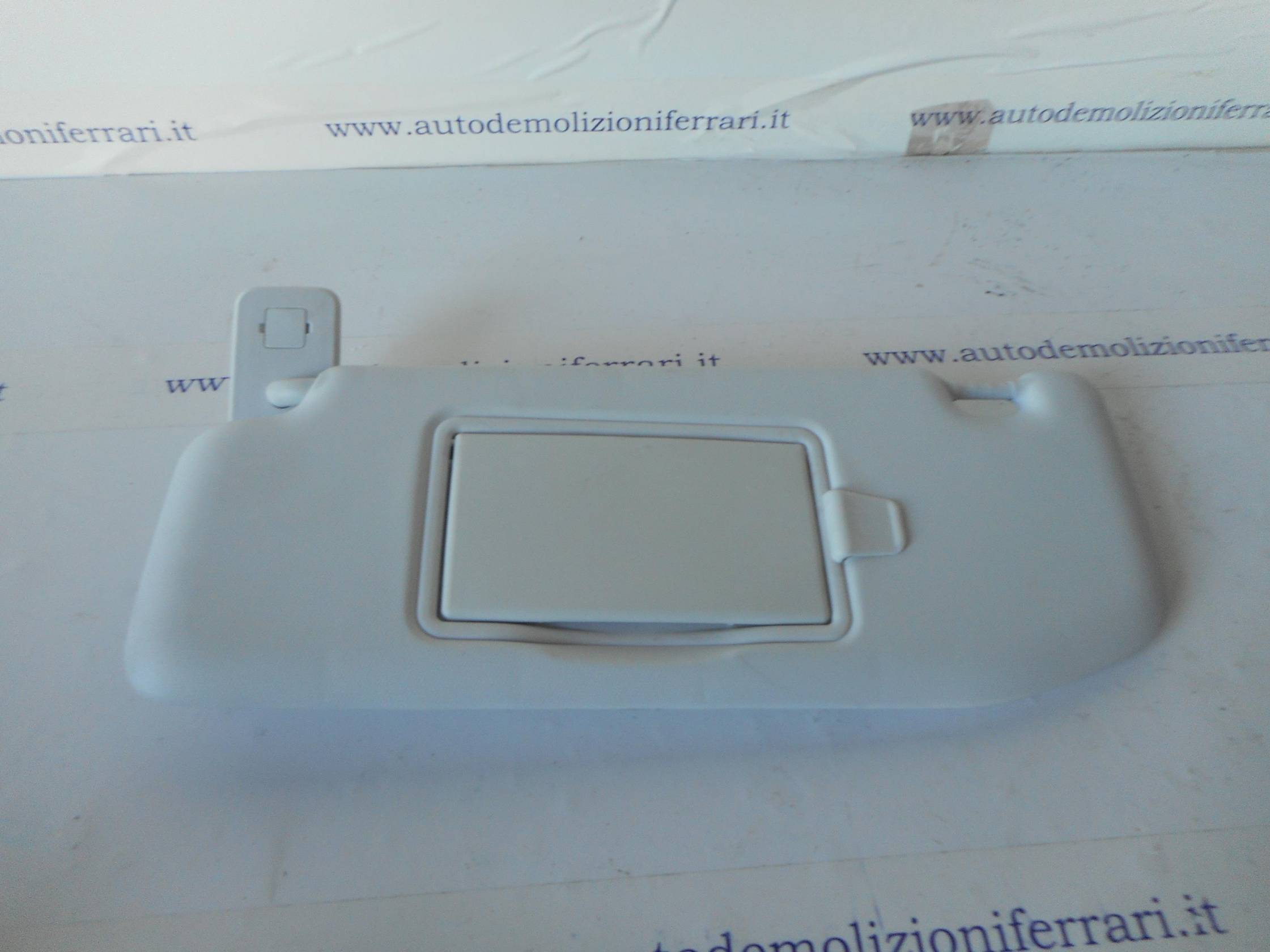 Aletta parasole parabrezza sx.